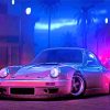 Aesthetic Porsche Car paint by number