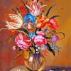 Ambrosius Bosschaert Flowers In A Glass Vase paint by numbers