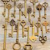 Antique Vintage Keys paint by number