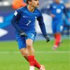 Antoine Griezmann football player paint by number