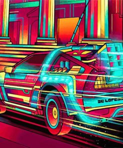 Back-to-the-future-delorean-paint-by-numbers