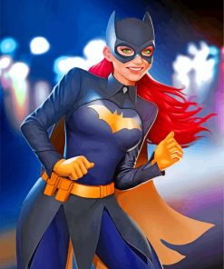 Barbara Gordon Batgirl Paint by numbers