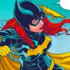 Batgirl Hero Paint by numbers