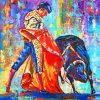 Bullfighter Art paint by numbers