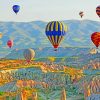 Cappadocia Hot Air Balloons paint by numbers