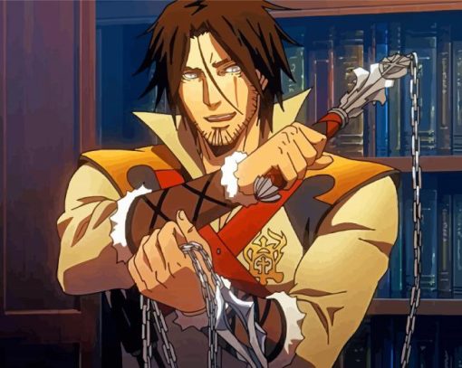 Castlevania Trevor Belmont paint by numbers