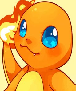 Charmander-paint-by-number