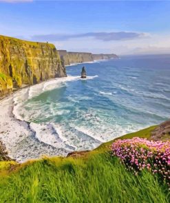 Cliffs of Moher paint by number