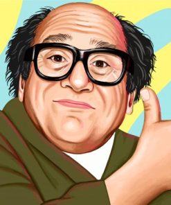 Danny DeVito Art paint by number