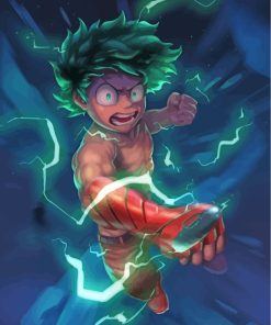 Deku Izuku Midoriya Mha paint by number