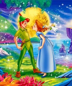 Disney Peter Pan And Wendy paint by number