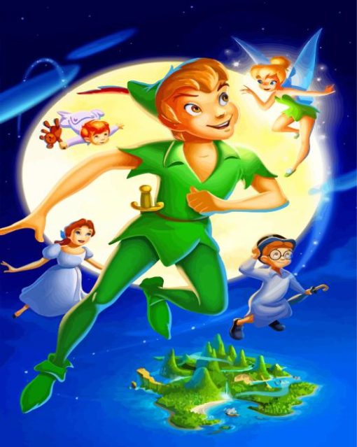 Disney Peter Pan paint by number