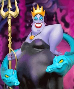 Disney The Little Mermaid Ursula paint by number