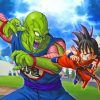 Dragon Ball Goku And Piccolo paint by number