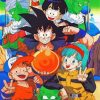 Dragon Ball Z Anime Characters paint by numbers