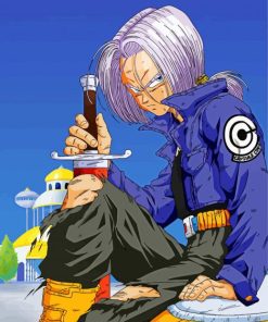 Dragon Ball Z Trunks paint by number