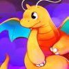 Dragonite-paint-by-numbers