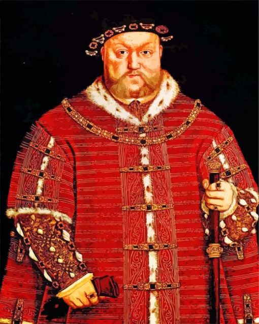 England King Henry VIII paint by number