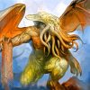 Fantasy Cthulhu Art paint by number