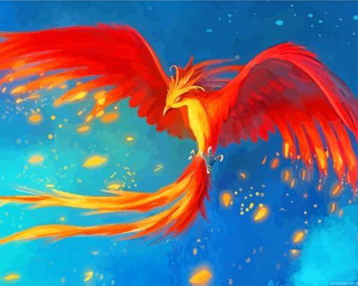 Fawkes Harry Potter paint by numbers