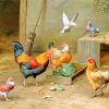 Feeding Time Edgar Hunt paint by numbers