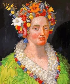 Flora Guiseppe Arcimboldo paint by number