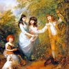 Gainsborough The Marsham Children paint by numbers