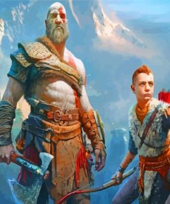 God of War Game paint by number