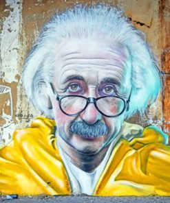 Graffiti-Of-Albert-Einstien-paint-by-numbers