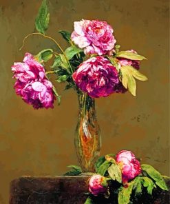 Henri Fantin Flowers Vase Paint by numbers