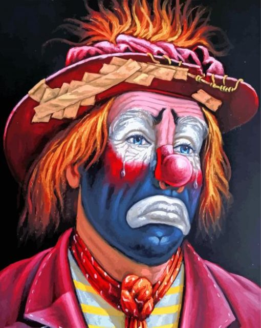 Hobo-Clown-paint-by-number