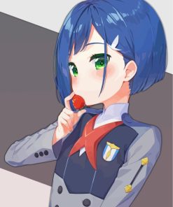 Ichigo-darling-in-the-franxx-paint-by-numbers