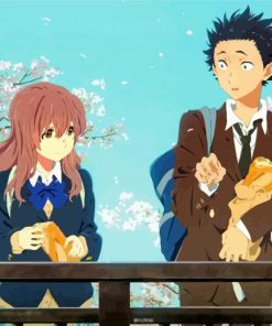 Ishida And Shoko A Silent Voice paint by numbers