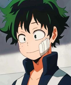 Izuku Midoriya Deku My Hero Academia paint by numbers