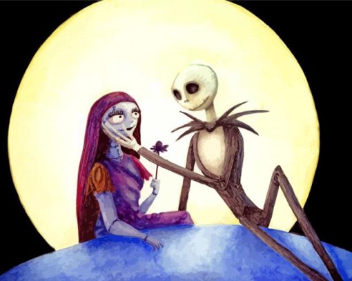 Jack And Sally paint by numbers