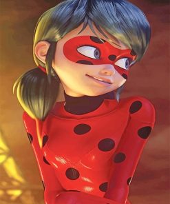 Ladybug paint by numbers