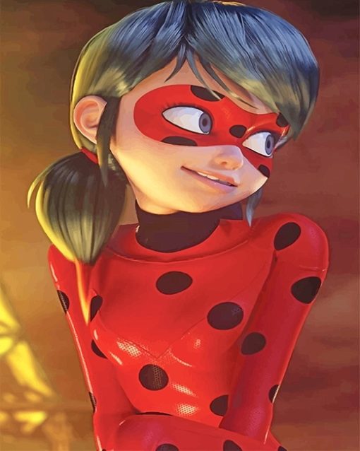 Ladybug paint by numbers