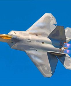 Lockheed Martin F22 Raptor paint by numbers