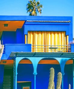 Marrakesh La Majorelle paint by numbers