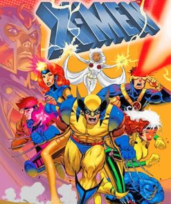 Marvel X Men paint by numbers