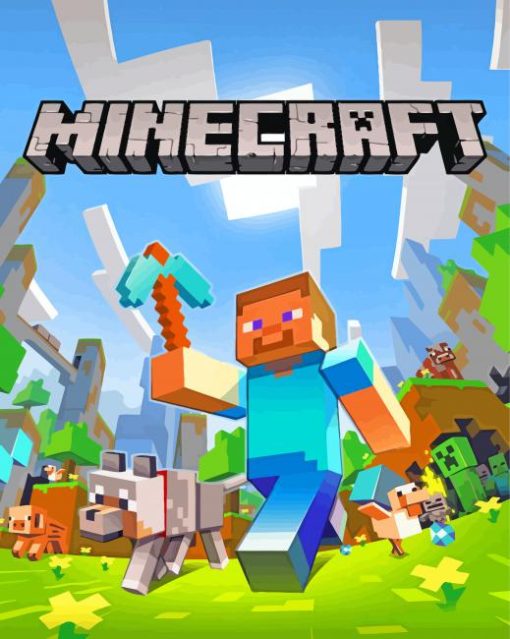 Minecraft Video Game Paint By Number