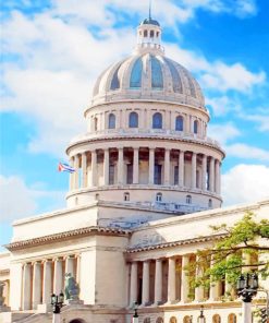 National Capitol Building Of Cuba paint by numbers