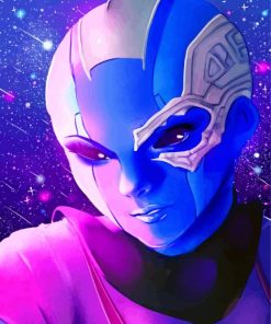 Nebula-Guardians-of-the-Galaxy-paint-by-number