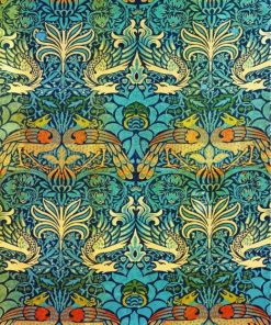 Peacock And Dragon William Morris Paint by number