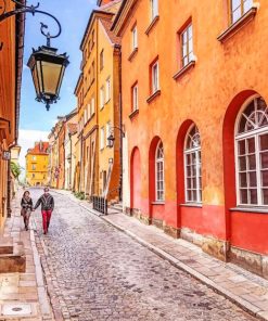 Poland-Old-Town-paint-by-number