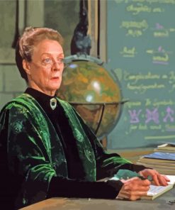 Professor Minerva McGonagall paint by number