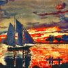 Sunset Fires winslow homer paint by number