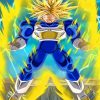 Super Saiyan Trunks Dragon Ball Anime paint by numbers