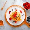 Sweet Waffles And Fruits paint by number