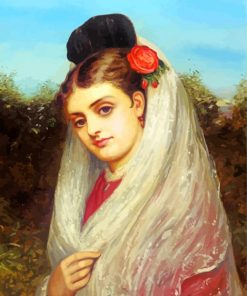 The Young Bride Paint by numbers